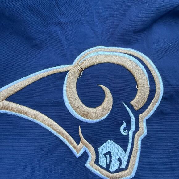 Vintage St. Louis Rams Reversible Hooded Jacket XL Kids / M Adult - Picture 9 of 11